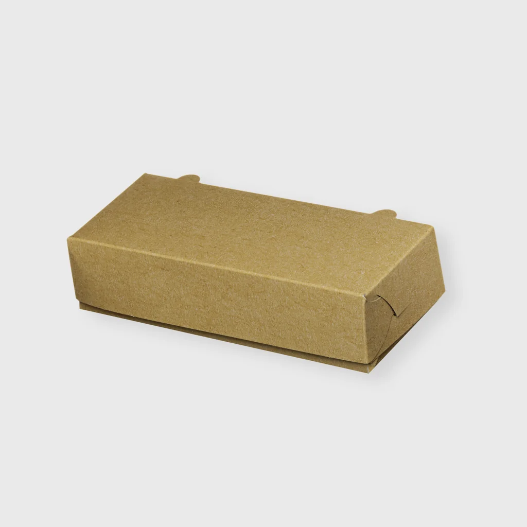 [GMH-25315] Paper box for souvlaki small / kalamakia, T28, 250x90x65mm, Kraft