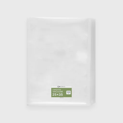 Σακούλες vacuum μαγειρικής, λείες, 25x35cm, OPA/PP, 90μm