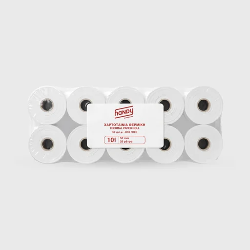 Thermal paper roll, Handy, 57mm x 25 meters