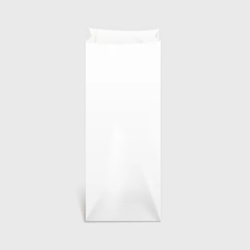 Χαρτοσακούλα βεζετάλ, 95x350mm, λευκή