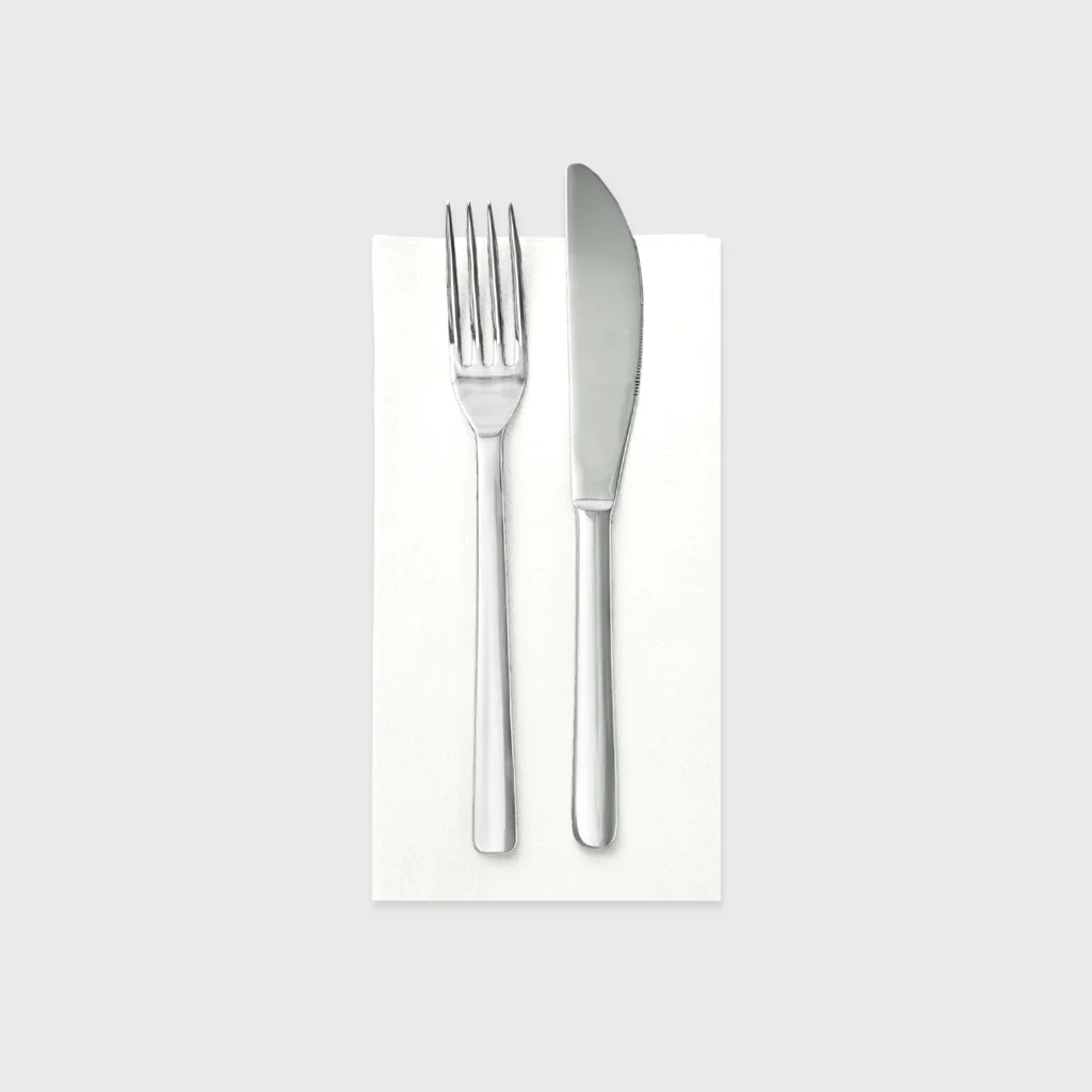 [GMH-25119] Airlaid napkins diploma 1/8, 40x40 white