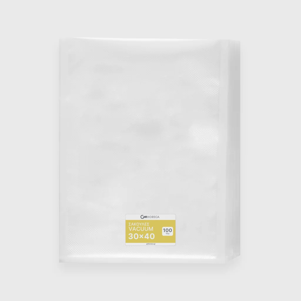 [GMH-23872] Σακούλες vacuum, σαγρέ, 30x40cm, PA/PE, 90μm