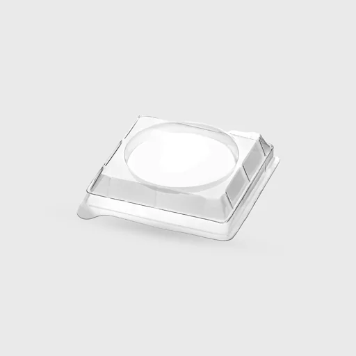 Καπάκι PET για μπωλ ζαχαροπλαστείου PS 240ml - 73mm, διάφανο