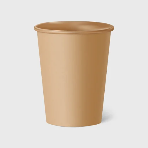 Paper cup, single wall, 12-14oz, Kraft