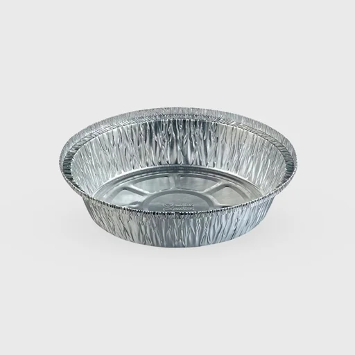 Round aluminum container, Sanitas Pro, S7-BX - C804L, 185x43mm, 700ml