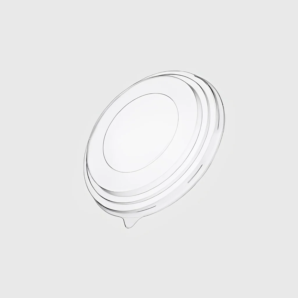 [GMH-24593] Καπάκι PET για χάρτινο μπωλ σαλάτας 500/750/1000ml - 150mm, διάφανο