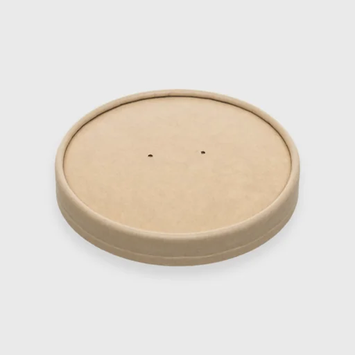 Καπάκι χάρτινο για χάρτινο μπωλ 26/32oz - 115mm, Kraft