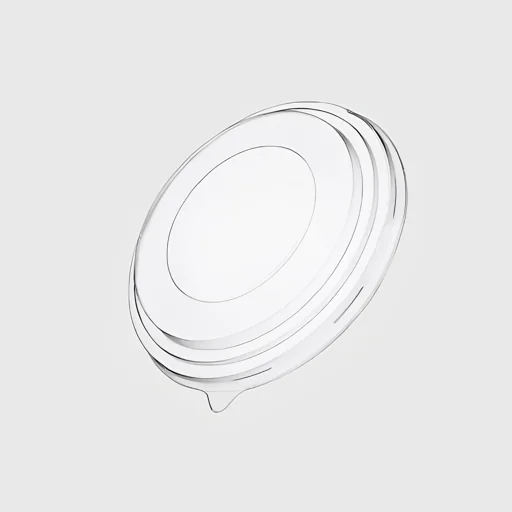 Καπάκι PET για χάρτινο μπωλ σαλάτας 950/1300ml - 185mm, διάφανο