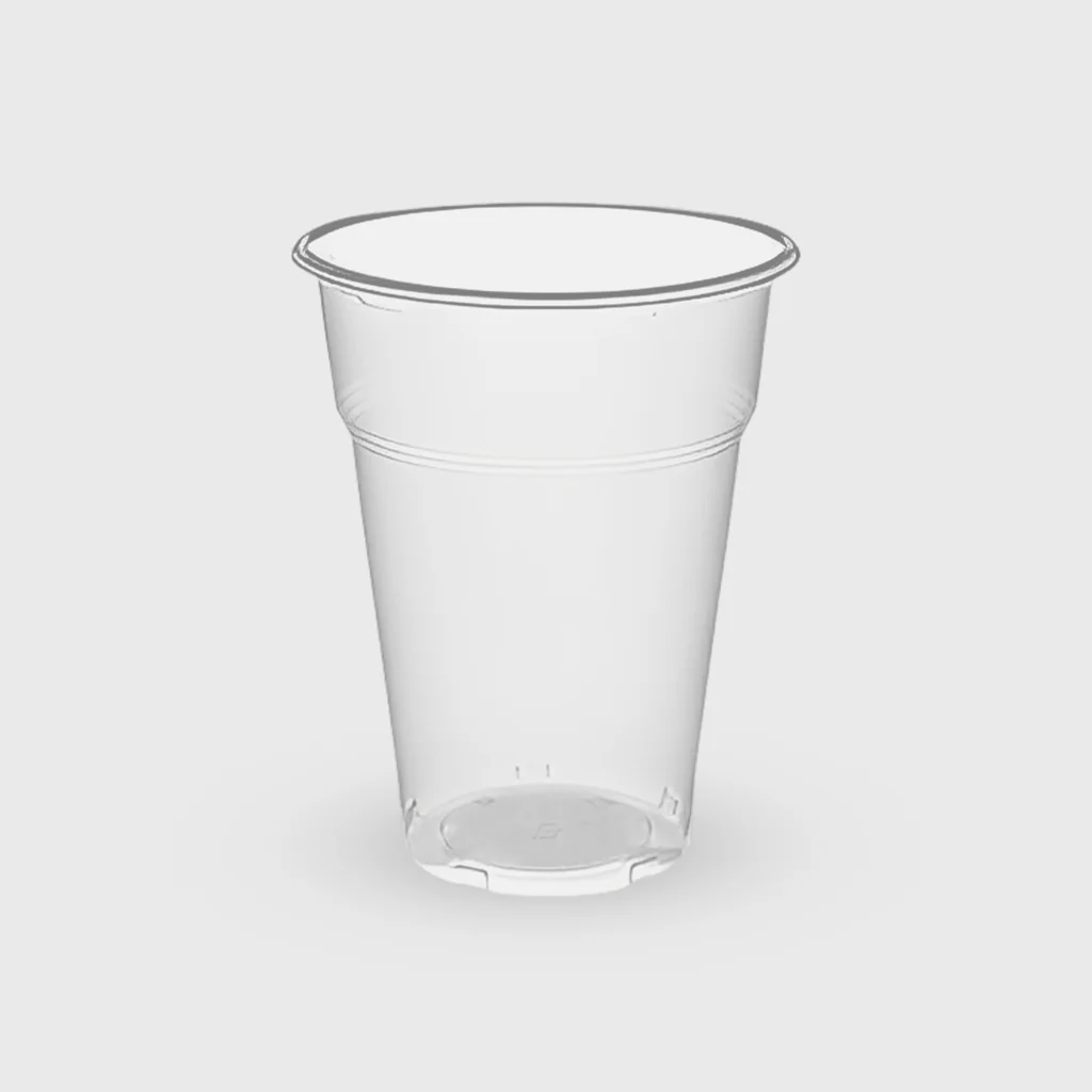 [GΜΗ-24442] Πλαστικό ποτήρι, 400ml, PP, διάφανο