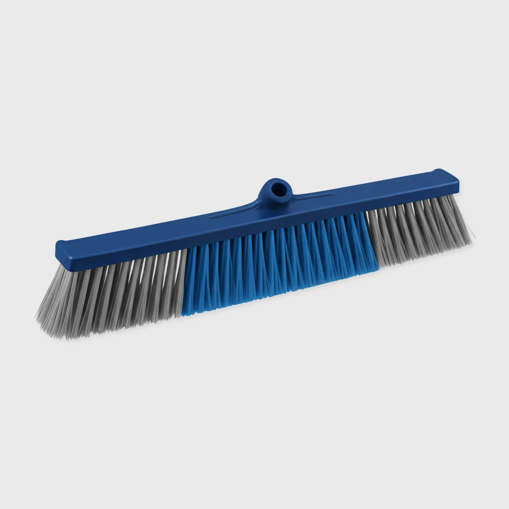 [GMH-26166] Floor broom with hard bristles, 50cm, blue