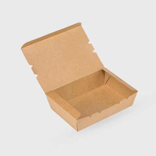 Paper food box, 1200ml, Kraft