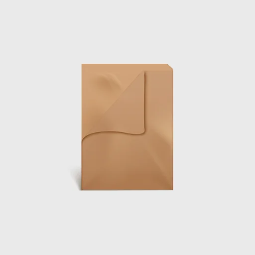 Paper bag envelope vegetal, 135x180mm, Kraft