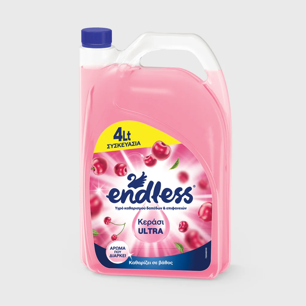 [GMH-26003] Endless Ultra, καθαριστικό γενικής χρήσης με άρωμα κεράσι, 4 lt