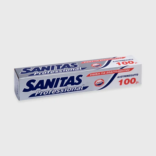 Aluminum foil, Sanitas Pro, 30cm x 100 meters, 12.5μm