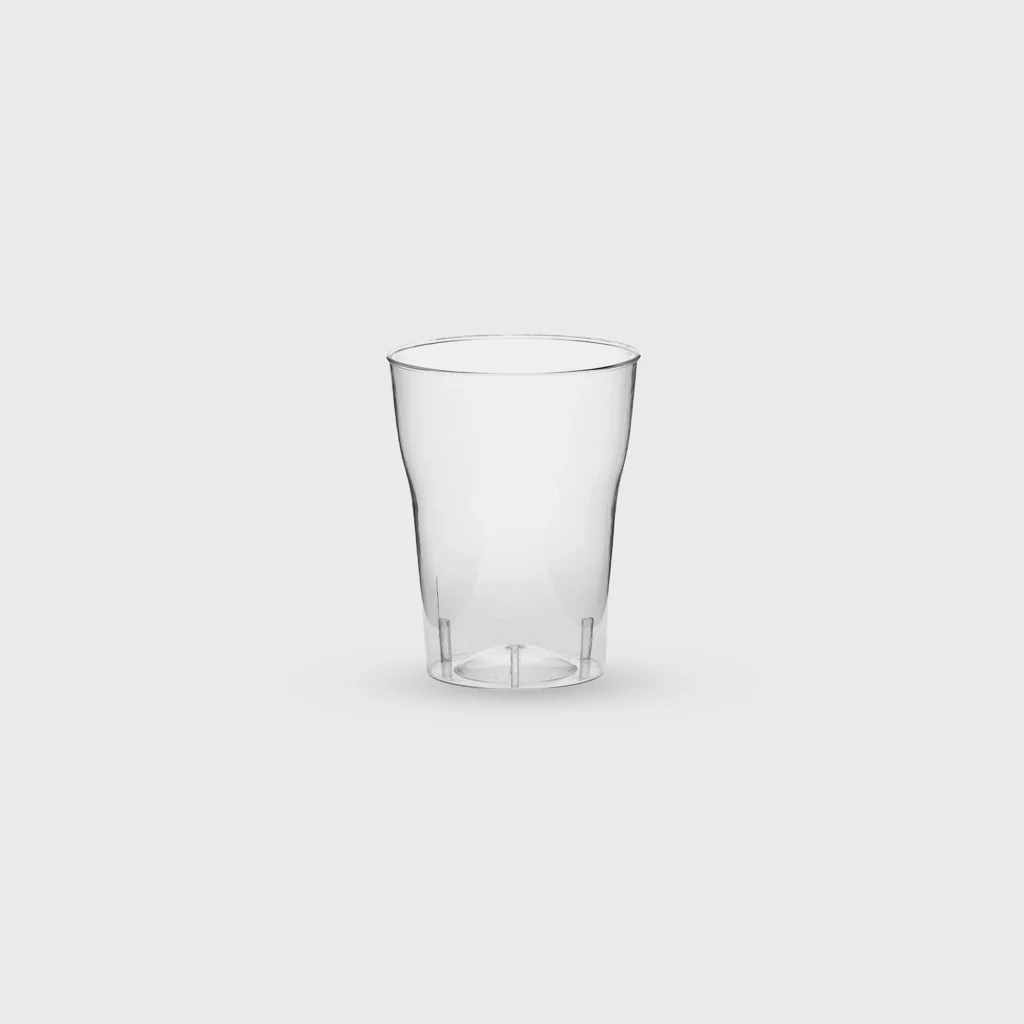 [GMH-25364] Ποτήρι πλαστικό, 50ml σφηνάκι, PS Premium επαν/μενο, διάφανο