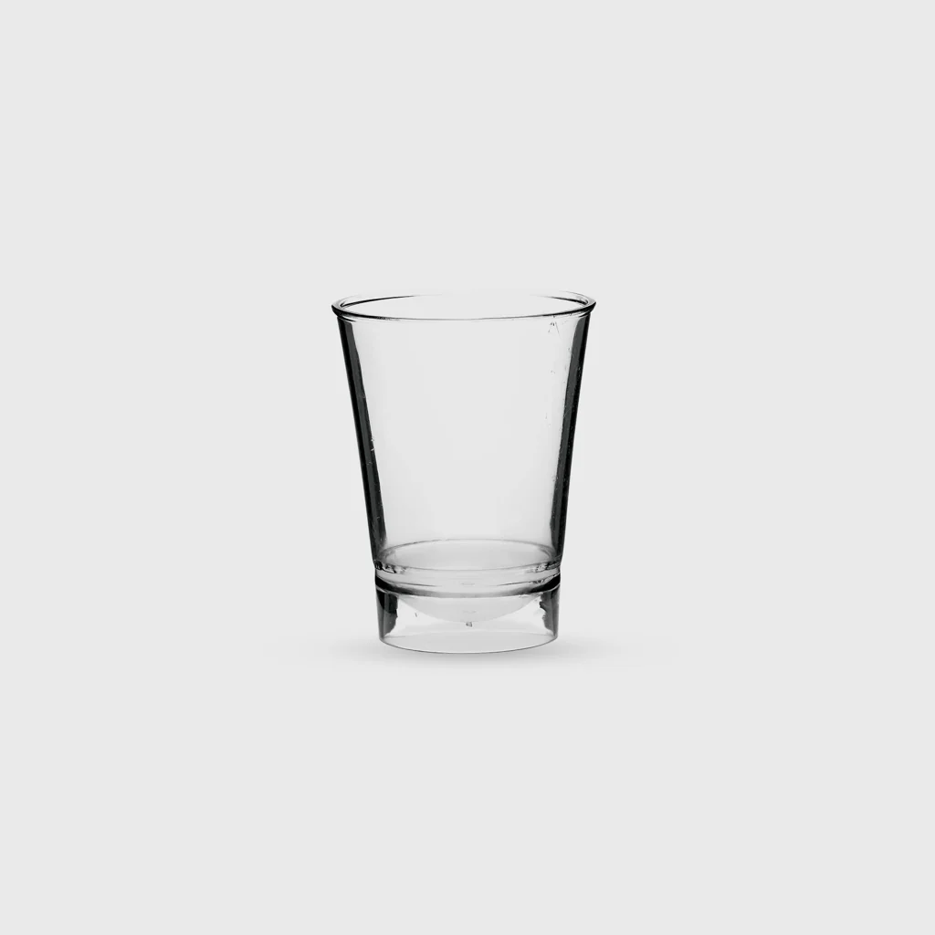 [GMH-25354] Ποτήρι πλαστικό, τουλίπα 60ml σφηνάκι, PS Premium επαν/μενο, διάφανο