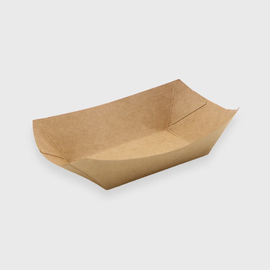 [GMH-24160] Paper food tray, 32oz, Kraft