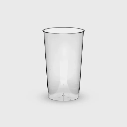 Ποτήρι πλαστικό, 400ml cocktail, PS Premium επαν/μενο, διάφανο