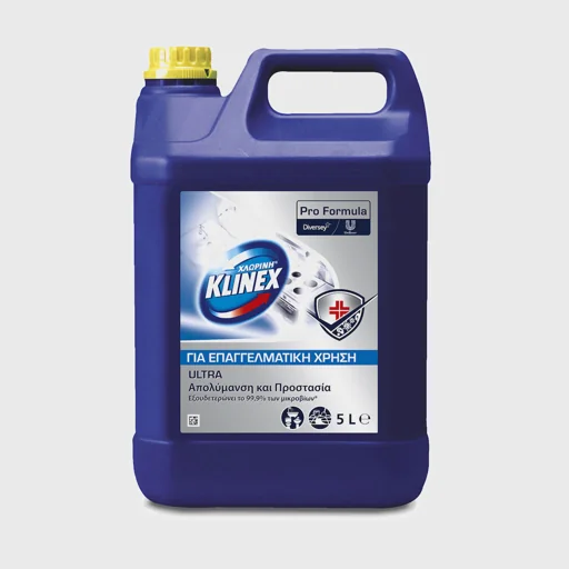 Klinex Professional Ultra Extra Power, επαγγελματική παχύρρευστη χλωρίνη υψηλής απόδοσης, 5 lt