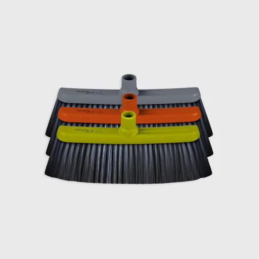 Two-Tone bristle broom, Taf Line, Anthracite/Olive/Terracotta