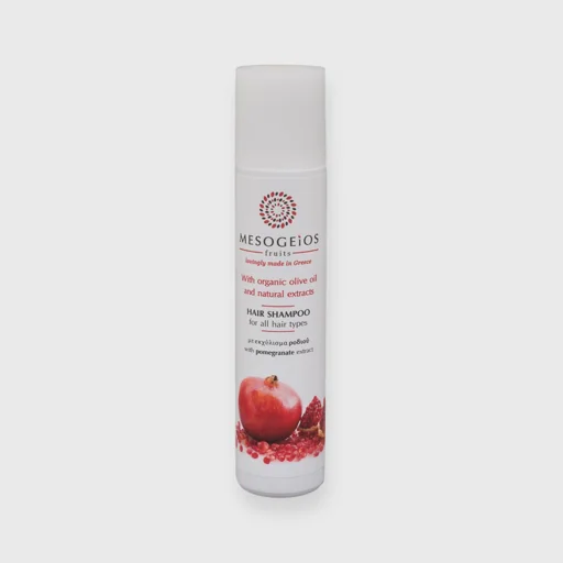 Shampoo in tube 50ml, Mesogeios, with pomegranate fragrance