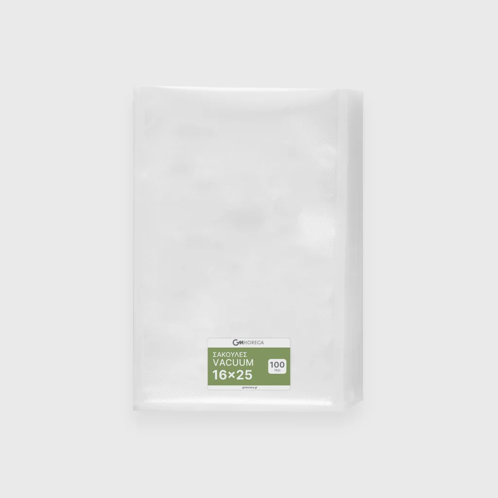 [GMH-23873] Σακούλες vacuum μαγειρικής, λείες, 16x25cm, OPA/PP, 90μm