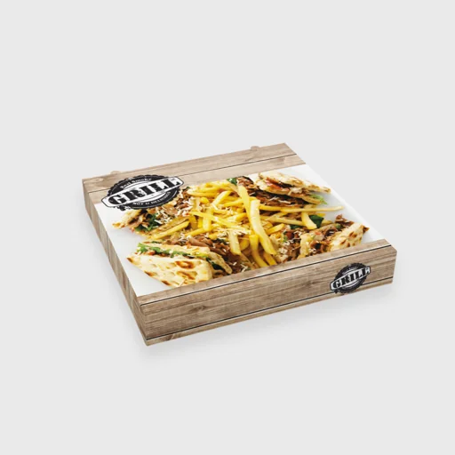 Paper box for skepasti small, T22X, 220x220x40mm, Grill