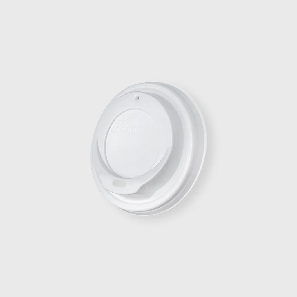 [GMH-24238] Pipila lid PS for paper cup 4oz, white