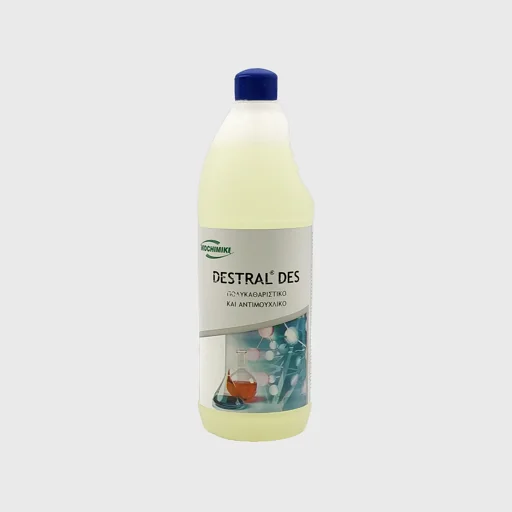 Destral Des, powerful alkaline cleaner and degreaser with active chlorine, 1 lt