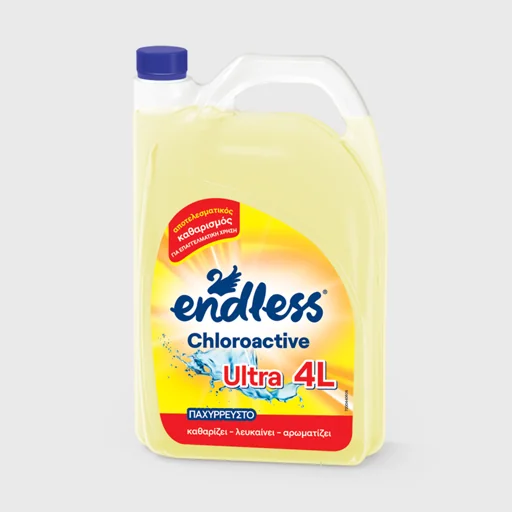 Endless Chloroactive Ultra, παχύρρευστη χλωρίνη, 4 lt