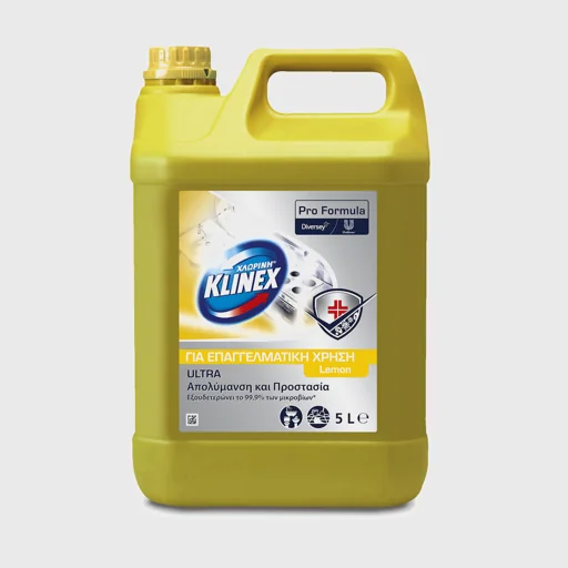 Klinex Professional Ultra Lemon, professional thick bleach with lemon scent, 5 lt