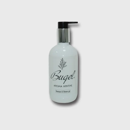 Buqel aroma of crete, shampoo and shower gel with honey and thyme scent, 300ml