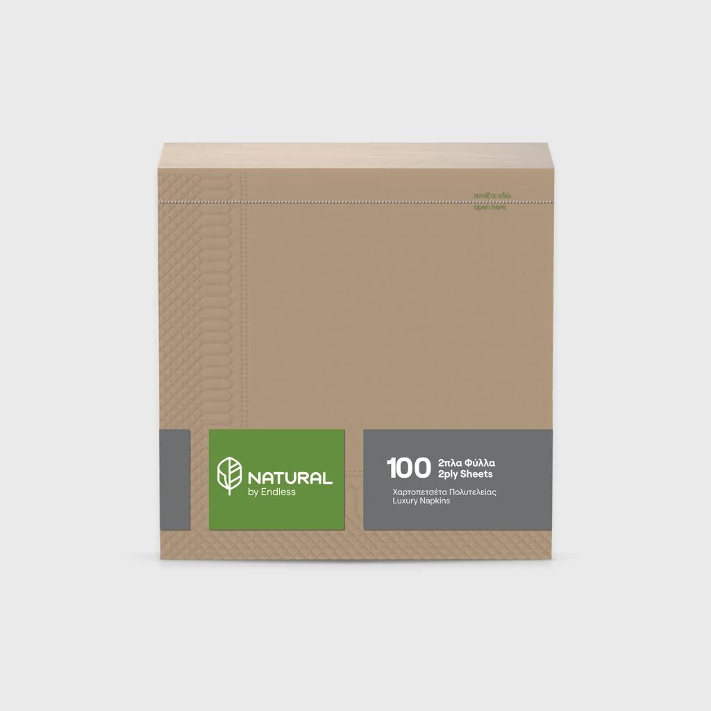 [GMH-24118] Paper napkins, Endless Luxury Kraft, 33x33, 100 sheets