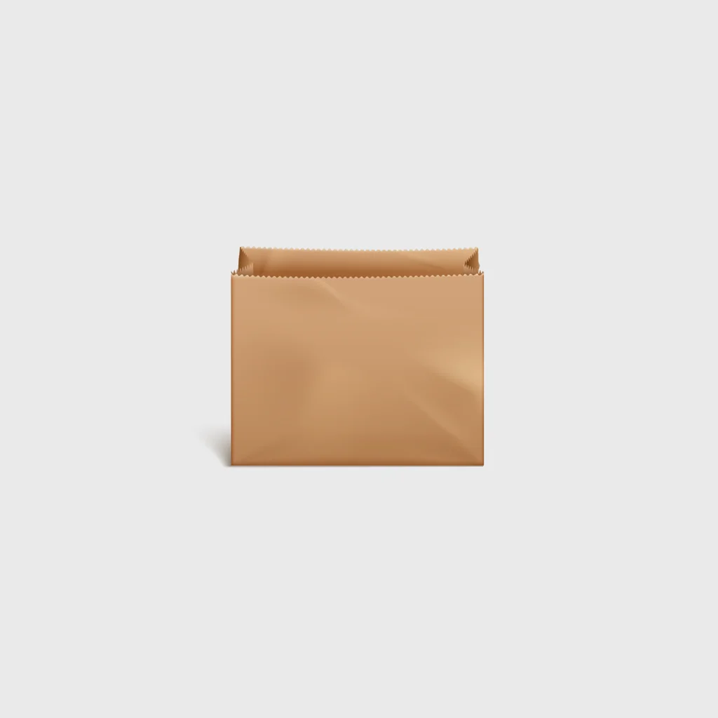 [GMH-25397] Χαρτοσακούλα βεζετάλ για burger, 125x110mm, Kraft