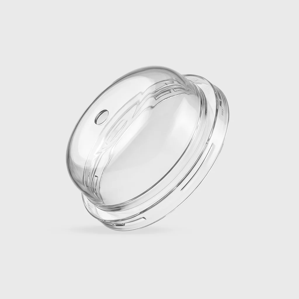 [GMH-24243] PET dome lid for paper cup for 12-14-16oz, 8mm hole, transparent