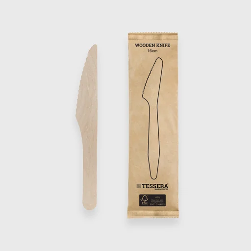 Ξύλινο μαχαίρι, 16cm, 1/1 συσκευασμένο