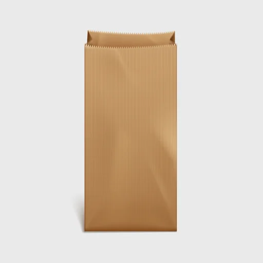 Paper bag kafe, 125x350mm, Kraft