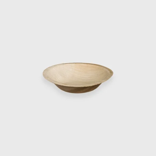 Palm leaf bowl, round 180ml, 13cm