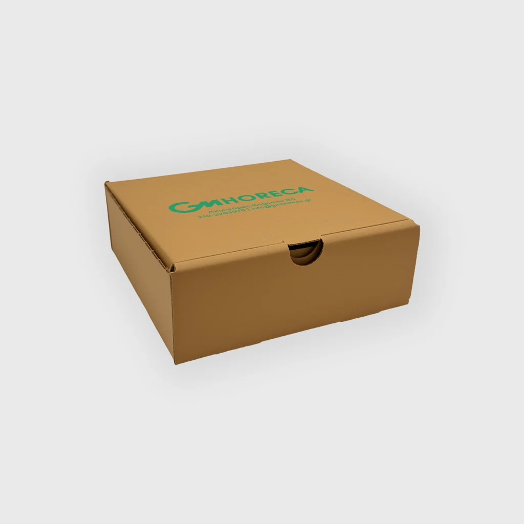 [GMEK-02180] Printed paper box for fries portion, G3, 140x140x50mm, Kraft