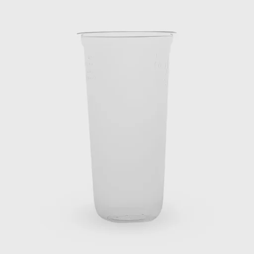 Πλαστικό ποτήρι, 600ml οβάλ, PP-U, διάφανο