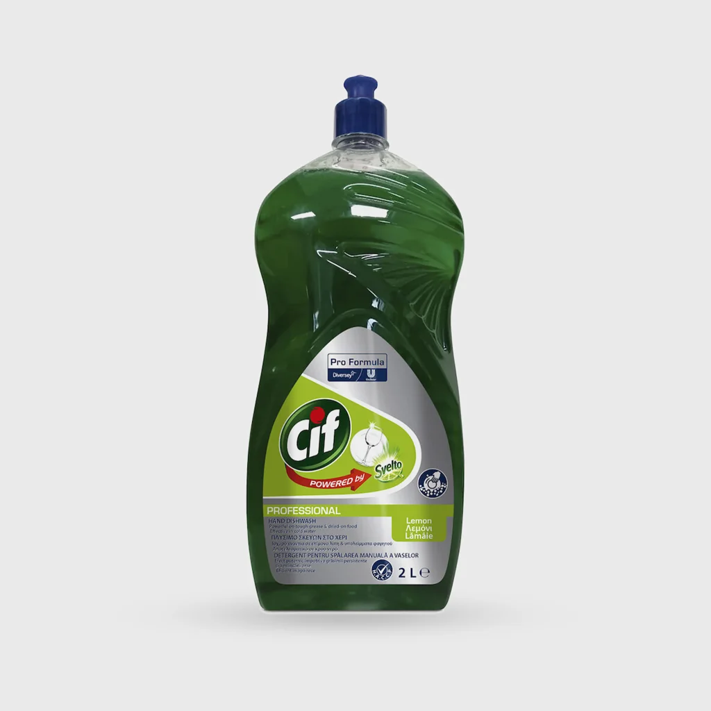 [GMH-25953] Cif Professional Lime Fresh, υγρό απορρυπαντικό πιάτων & σκευών για πλύσιμο στο χέρι με άρωμα πράσινου λεμονιού, 2 lt