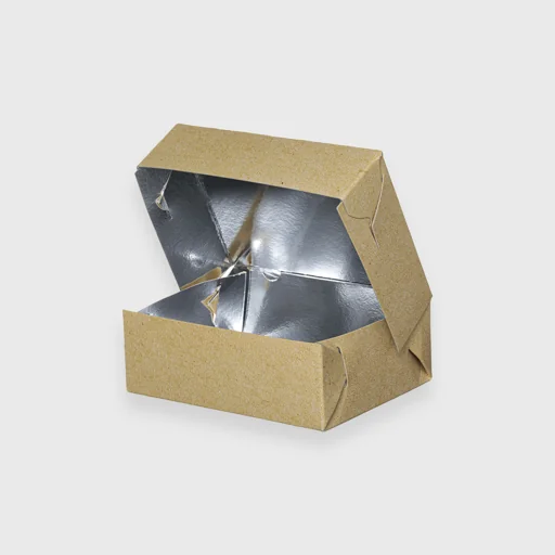 Paper box for single potato, T42, 140x105x50mm, Kraft