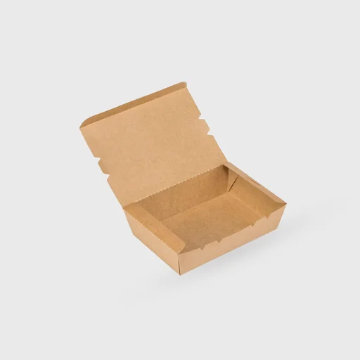 Χάρτινο κουτί φαγητού, 500ml, Kraft