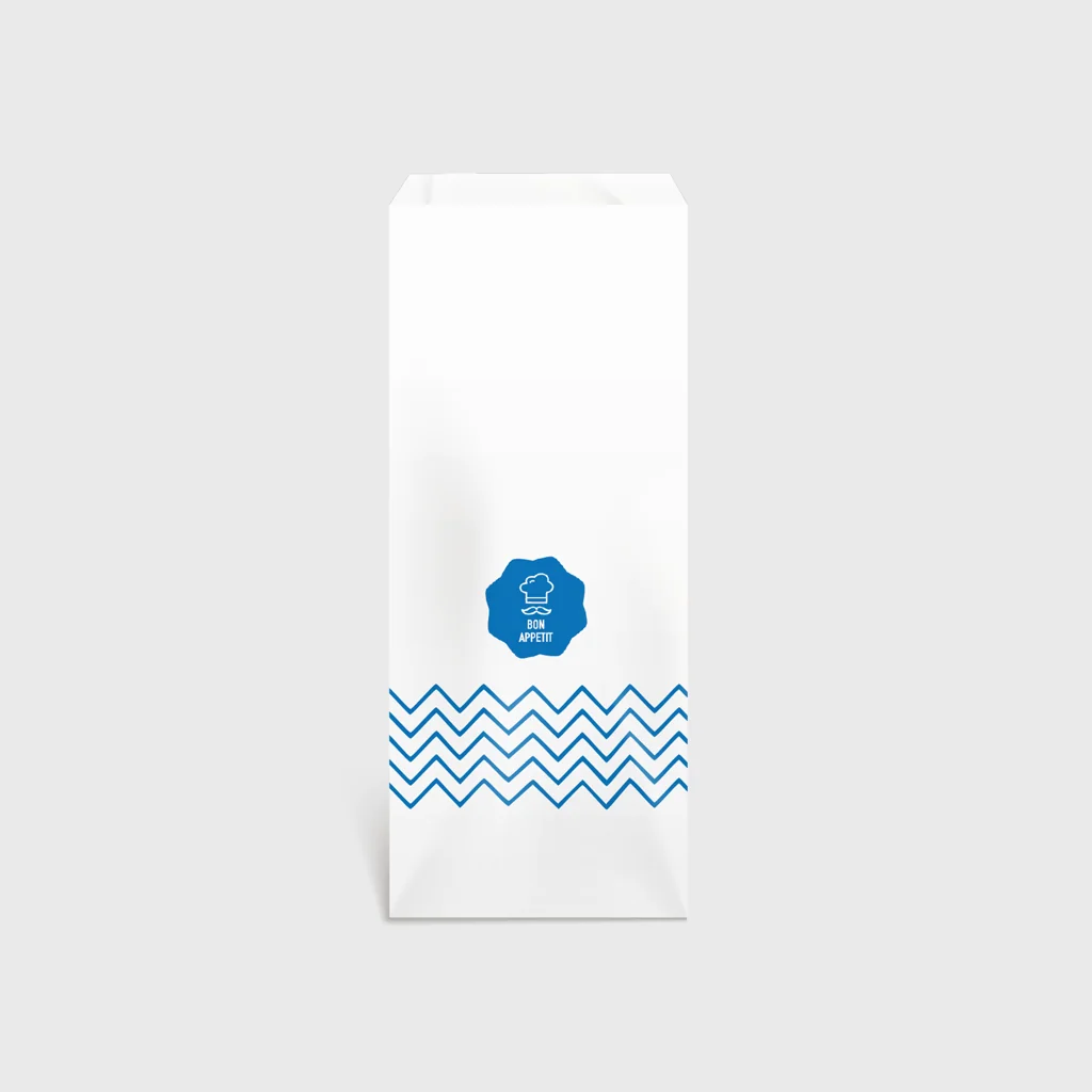 [GMH-25396] Paper bag for cutlery, 9x28cm, White Bon Appetit