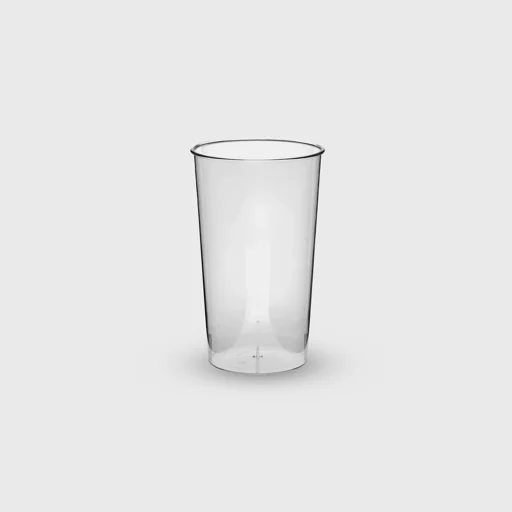 Plastic cup, 175ml tube, PS Premium reusable, transparent