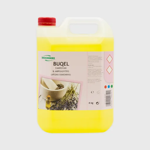 Buqel, shampoo and shower gel with chamomile scent, 4kg