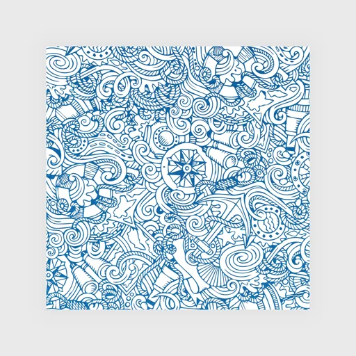 Χάρτινο τραπεζομάντηλο, 100x100cm, Λευκό Βυθός