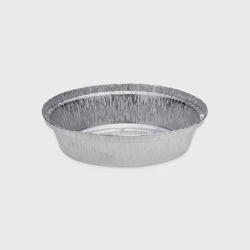 Round aluminum container, C804L, 185x37mm, 690ml