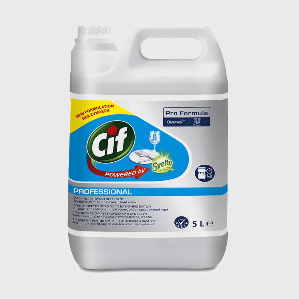 [GMH-25976] Cif Professional Liquid, liquid dishwasher detergent for hard water, 5 lt