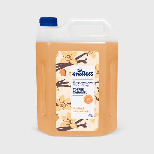 Endless Toffee Caramel, cream soap with caramel and vanilla scent, 4 lt